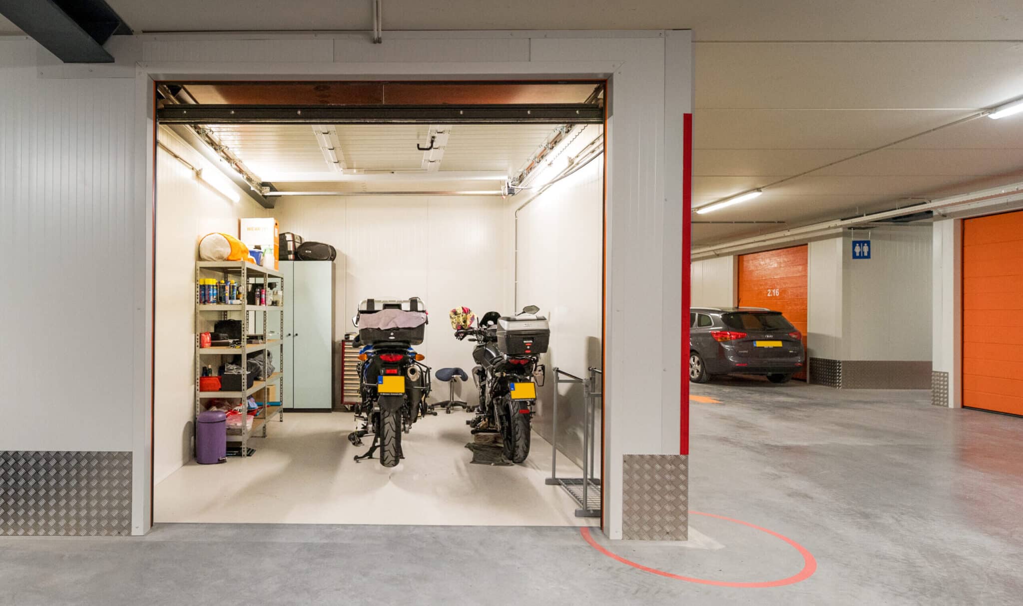 Garagebox als opslagruimte
