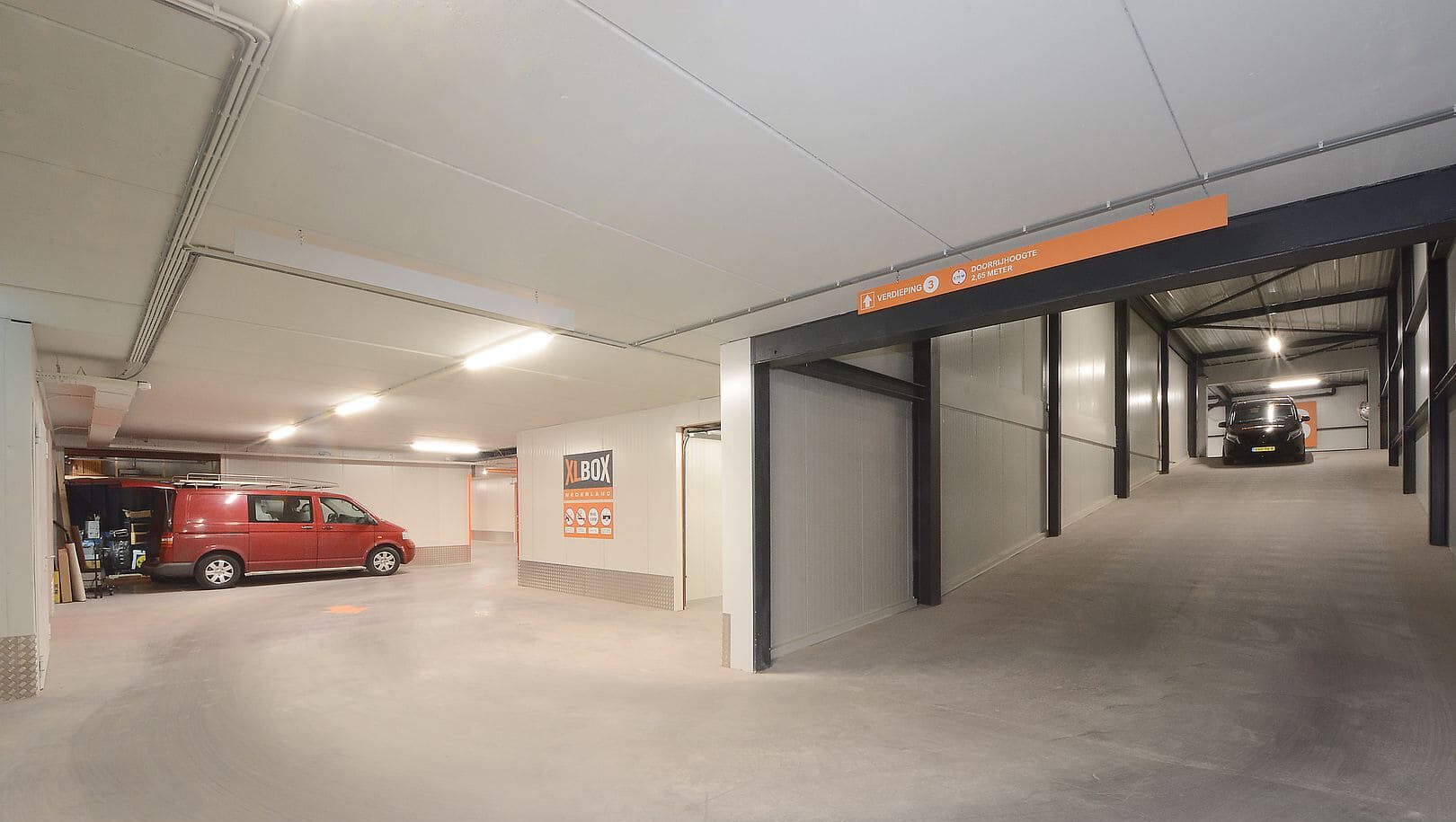 Garagebox en hellingbaan