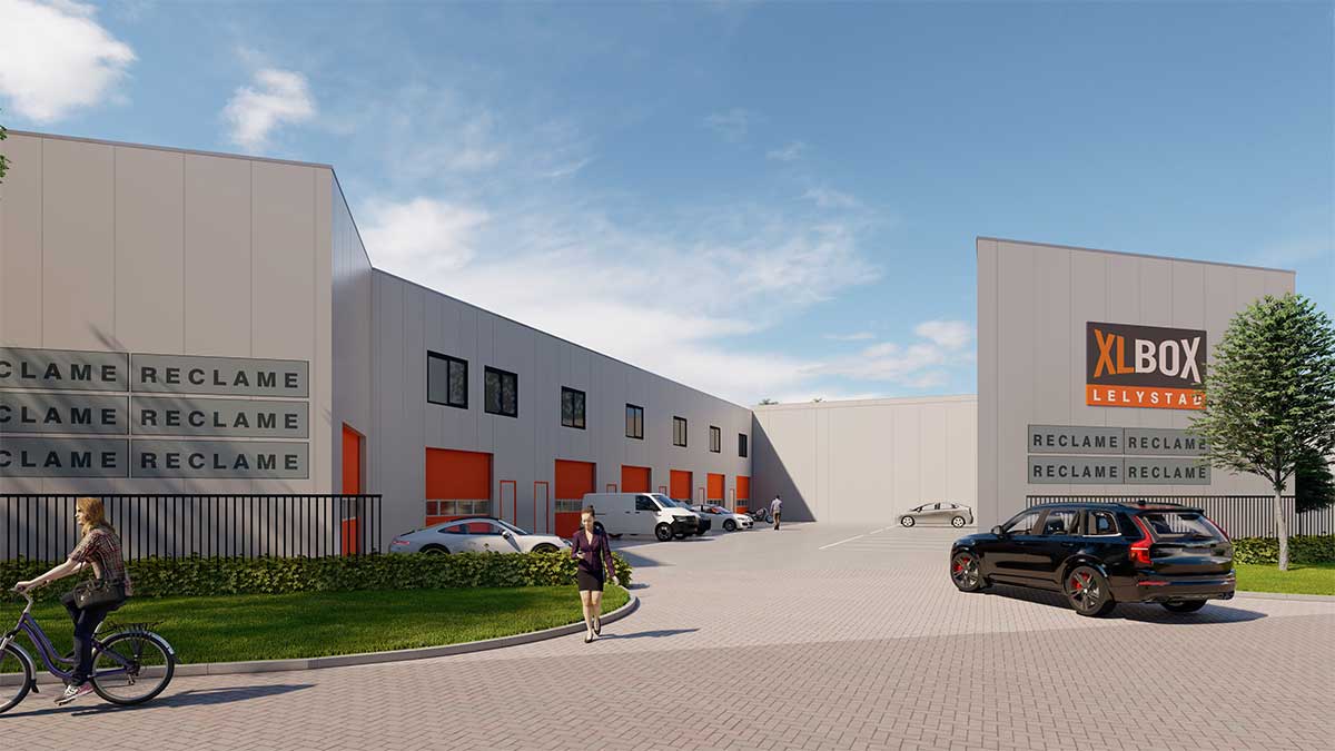 XLBox Lelystad garageboxen en bedrijfsunits